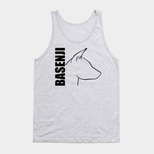 Proud Basenji profile dog lover Tank Top